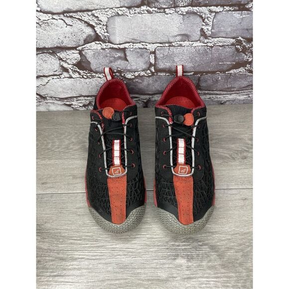 Sperry Top-Sider Searacer Plus GripX3 Black Red Synthetic Shoes Women 8M US/39EU - Picture 2 of 16